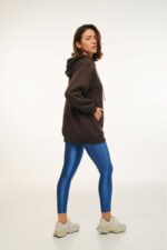 UNISEX ΖΑΚΕΤΑ ΜΕ ΦΕΡΜΟΥΑΡ ΚΑΙ ΚΕΝΤΗΜΑ brown - Image 4