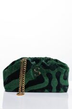 ANIMAL VELVET PETROL BUCKET BAG - Image 3