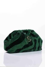ANIMAL VELVET PETROL BUCKET BAG - Image 2