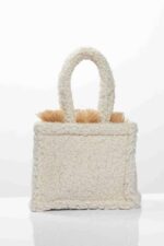 TEDDY BEIGE MINI TOTE BAG - Image 4