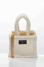 TEDDY BEIGE MINI TOTE BAG - Image 2