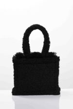 TEDDY BLACK MINI TOTE BAG - Image 2