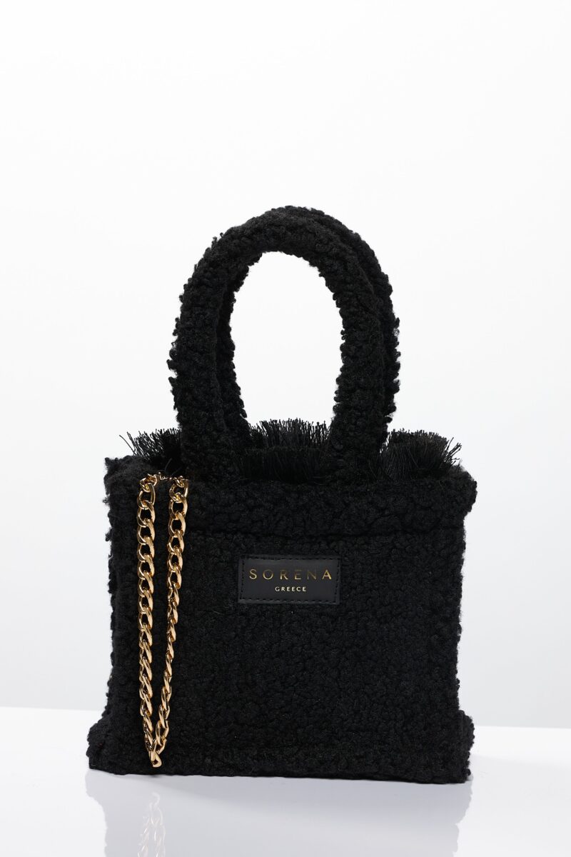 TEDDY BLACK MINI TOTE BAG TEDDY BLACK MINI TOTE BAG - Image 1