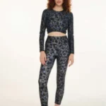 Γυναικείο εμπριμέ crop top leopard - Image 2