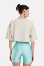 ΓΥΝΑΙΚΕΙΟ CROP TOP ΜΕ ΚΕΝΤΗΜΑ – STARS GREY - Image 3