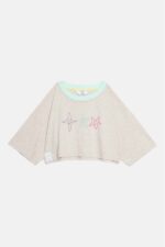 ΓΥΝΑΙΚΕΙΟ CROP TOP ΜΕ ΚΕΝΤΗΜΑ – STARS GREY - Image 4