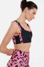 ΓΥΝΑΙΚΕΙΟ CROP TOP ΜΕ ΚΕΝΤΗΜΑ - NADIA pink - Image 4